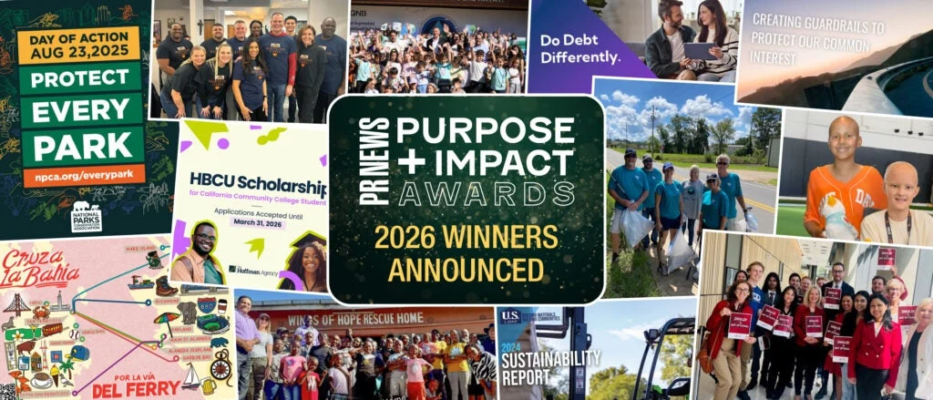 PRNEWS Announces Winners of the 2026 Purpose and Impact Awards Recognizing Social Responsibility and Values Driven Communication