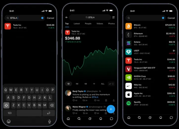X launches new Cashtags format on iOS in the US and Canada