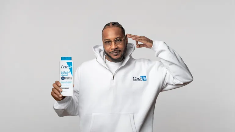CeraVe Taps NBA Legend Carmelo Anthony as "Head Coach" for New Anti-Dandruff Campaign