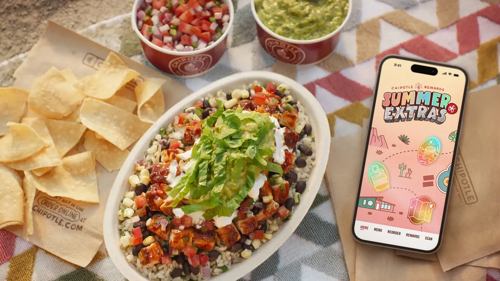 Chipotle Mexican Grill Ignites Summer with Relaunched "Summer of Extras" Loyalty Promotion