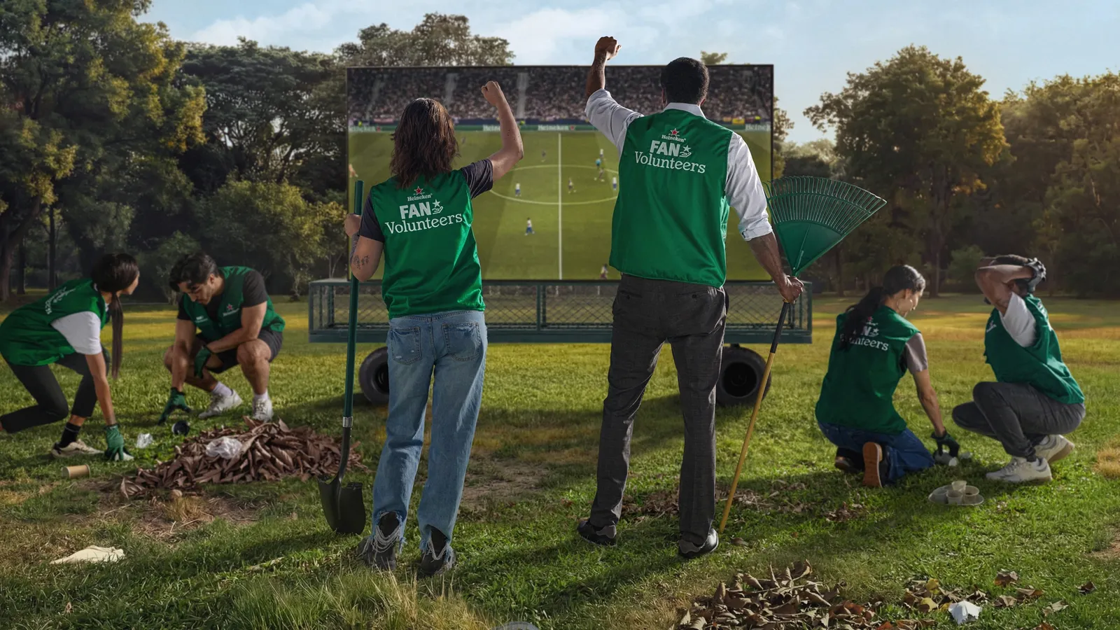 Heineken Launches "Fan Volunteers" Campaign to Align Soccer Fandom with Community Service
