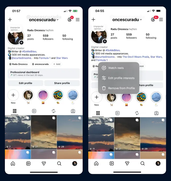 Instagram Rolls Out New Profile Interests Feature to Enhance User Connection and Algorithm Personalization