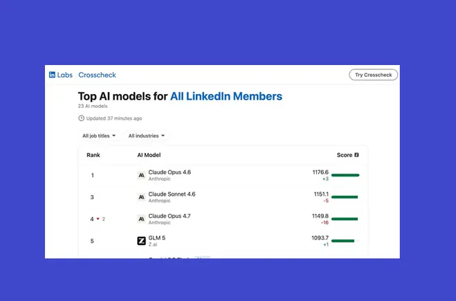 LinkedIn Rolls Out Crosscheck AI Model Comparison Tool to All U.S. Users, Expanding Access to Critical Benchmarking Capabilities.