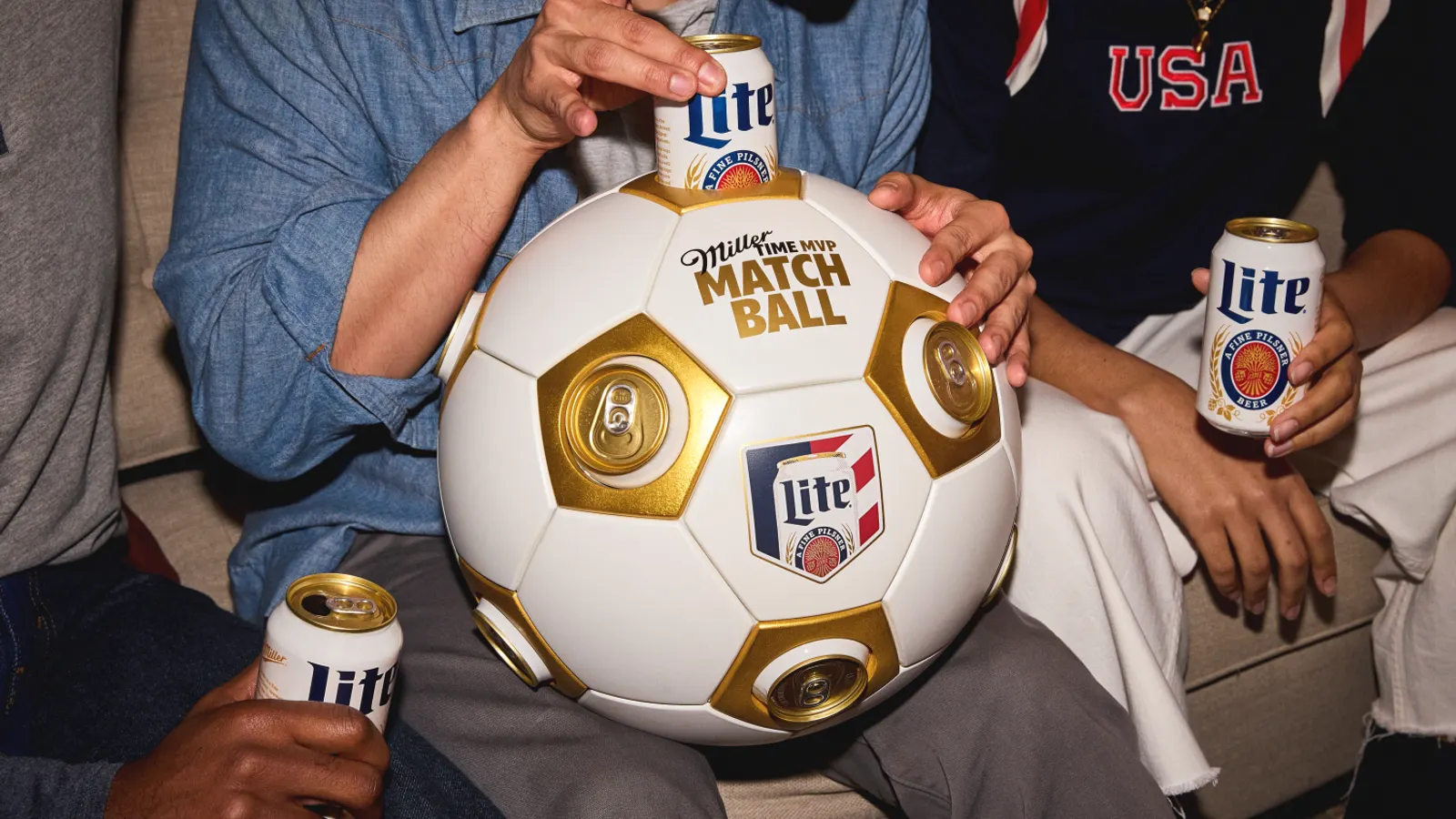 Miller Lite Unveils Novelty World Cup Ball Capable of Chilling 12 Beers