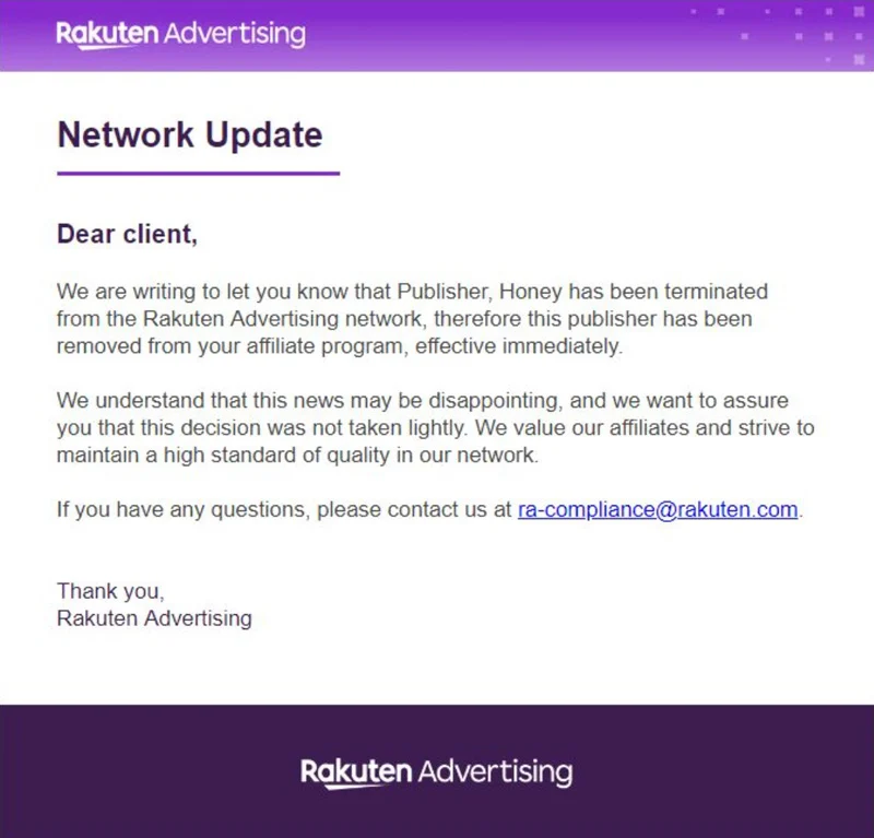 PayPal Honey Removed from Leading Affiliate Networks Following Allegations of Attribution Manipulation and Policy Non-Compliance