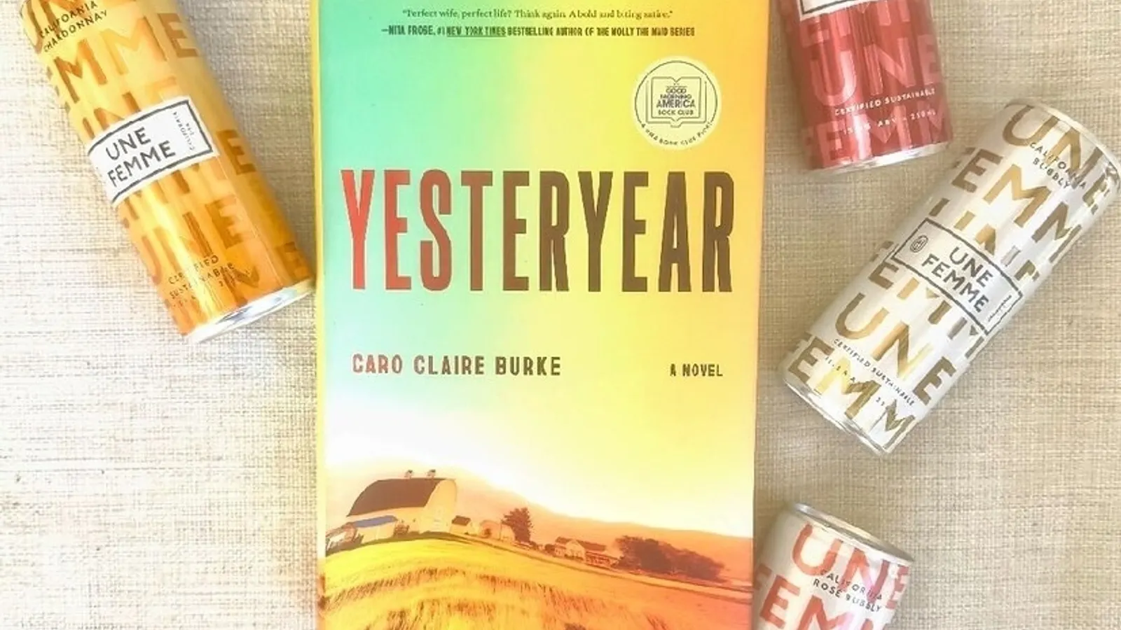Une Femme Wines Partners with Knopf Doubleday Publishing Group to Tap into Growing Canned Wine and Online Book Club Markets