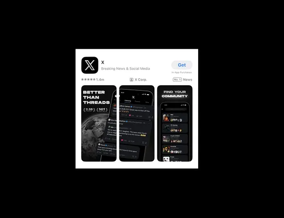 X Escalates Rivalry with Threads, Launching "Better Than Threads" App Store Campaign