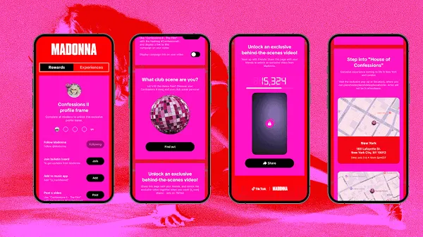 TikTok Partners with Madonna for Global ‘Confessions II’ Album Launch Campaign, Featuring Live Previews, Pop-Up Experiences, and In-App Activations
