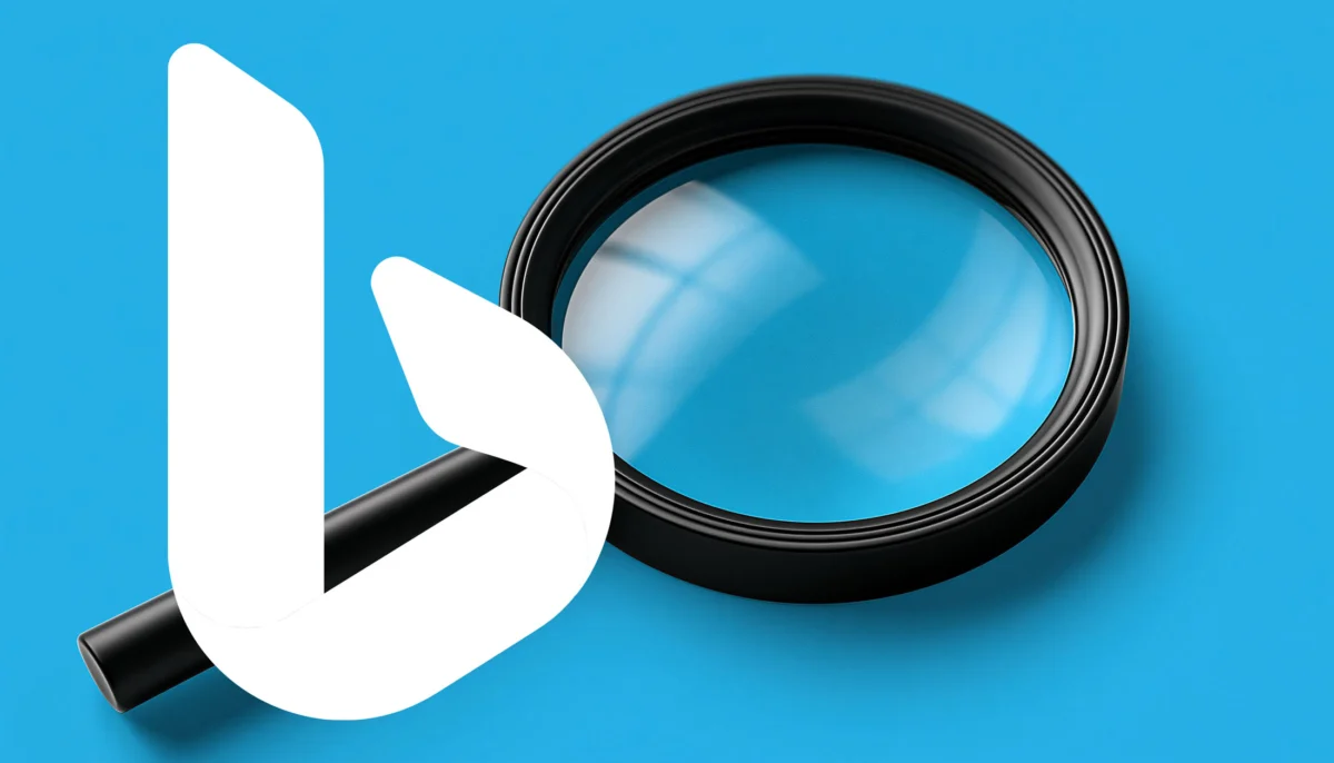 Bing Tests Black Magnifying Glass Icon in Search Bar