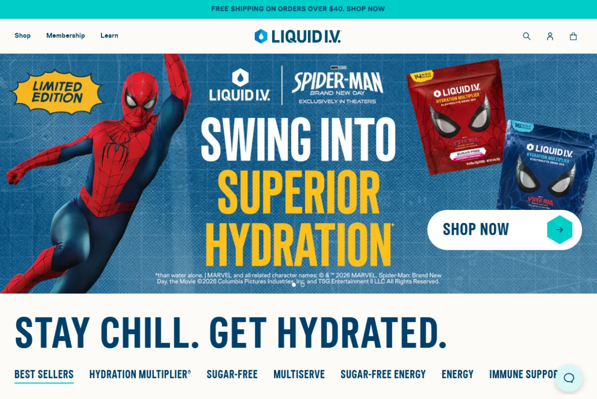 Liquid I.V. Dominates Amazon Prime Day for Fourth Consecutive Year, Achieving No. 2 Ranking in 2026