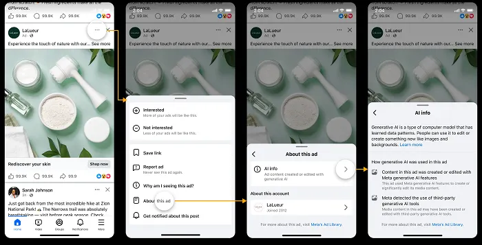 Meta Enhances Ad Transparency with New AI-Generated Content Labels on Facebook and Instagram