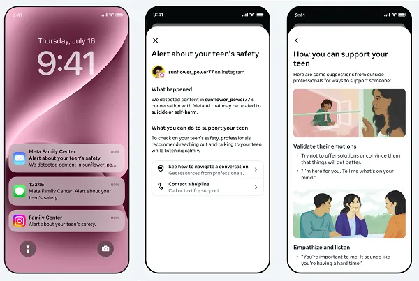 Meta Implements New AI Alerts for Parents on Sensitive Teen Discussions