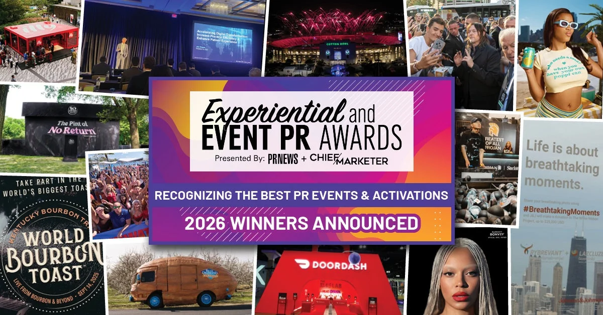 PRNEWS Unveils the Winners of the 2026 Experiential and Event PR Awards Highlighting Industry Innovation and Impact