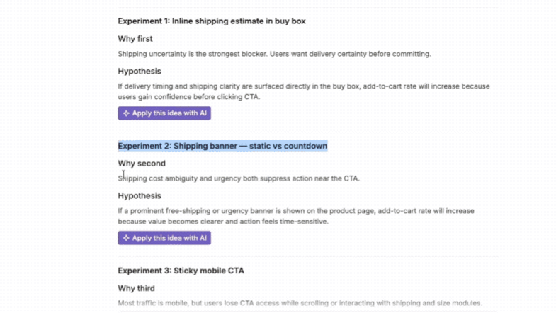 Why Experimentation AI Belongs Inside Your Testing Platform