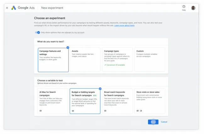 Google Introduces Simplified A/B Testing for Search Campaigns, Enhancing Advertiser Efficiency and AI-Driven Optimization