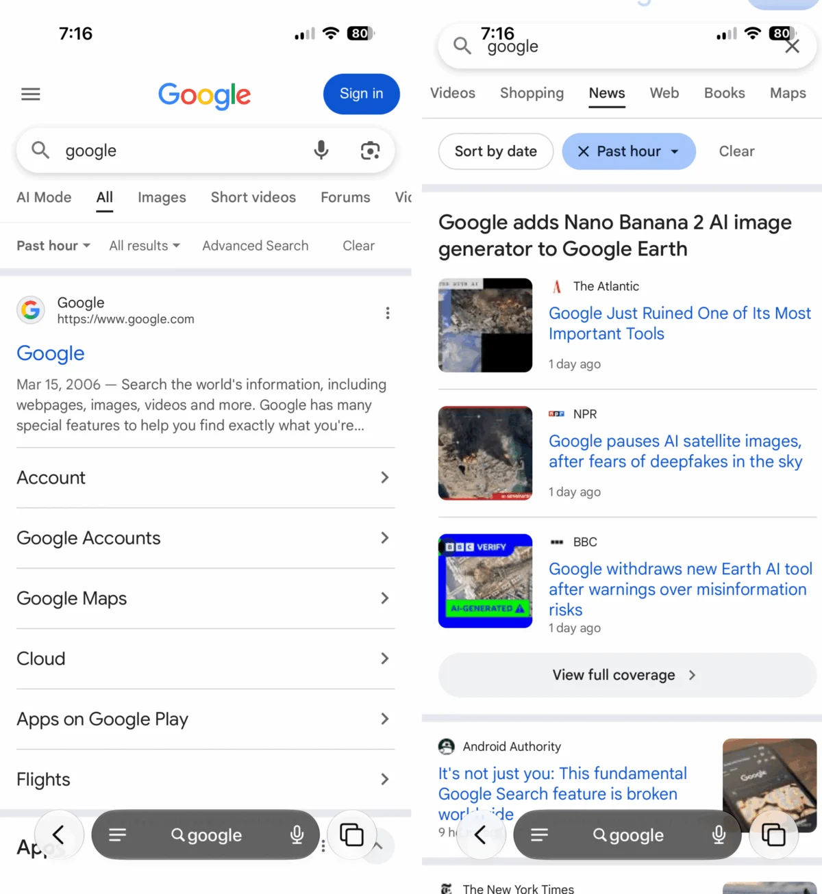 Google Search’s "Filter by Recent" Feature Experiences Widespread Outage, Disrupting Real-Time Information Access