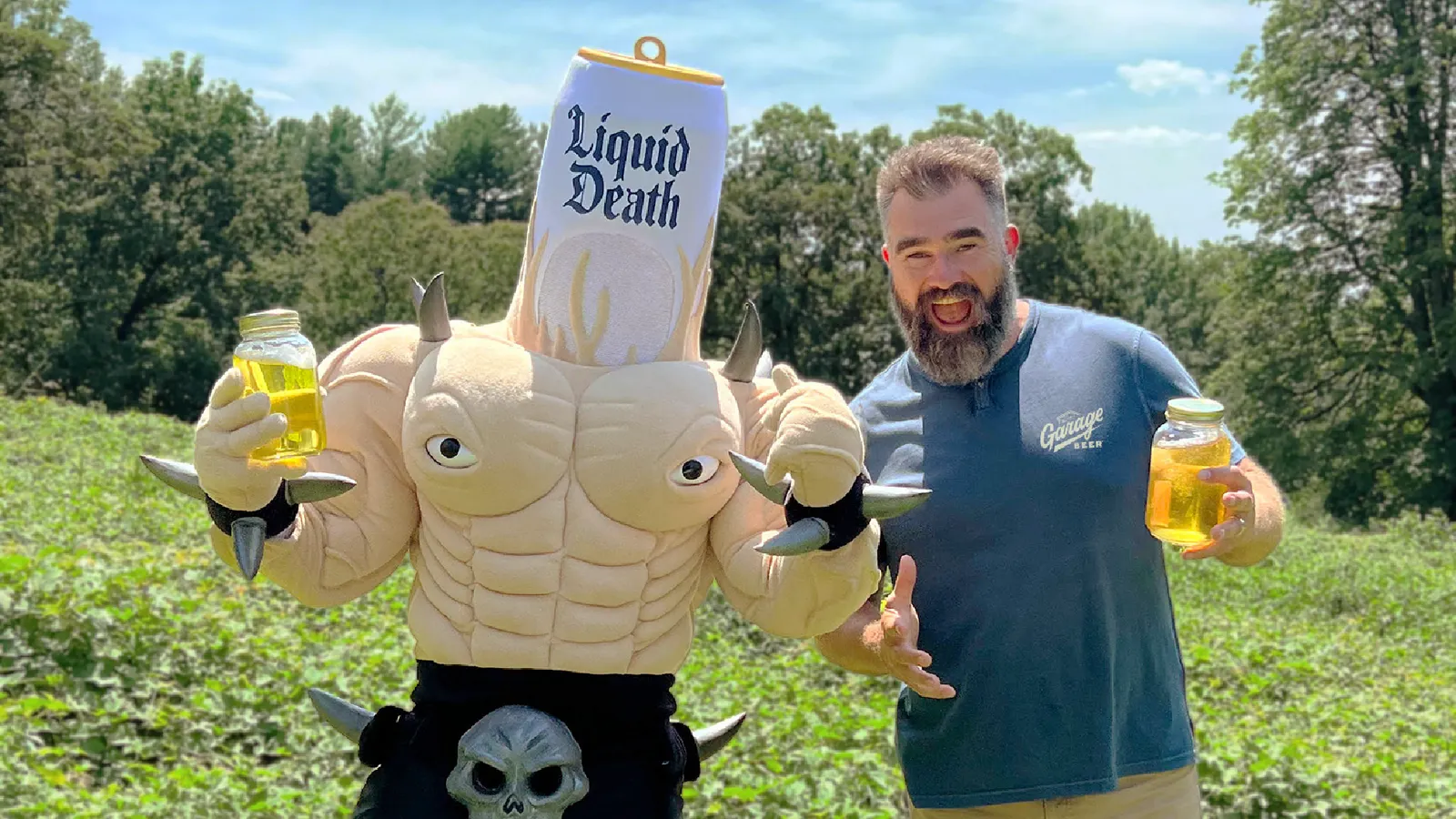 Liquid Death and Garage Beer Collaborate on Viral Campaign Addressing AI Data Center Water Consumption Concerns