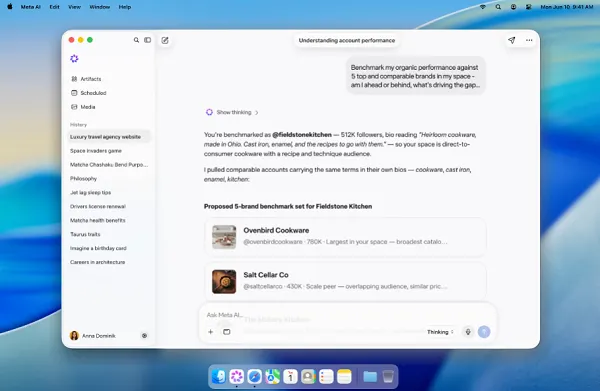 Meta Unleashes Dedicated AI Assistant App for Mac, Elevating Business Workflow and Solidifying Monetization Strategy