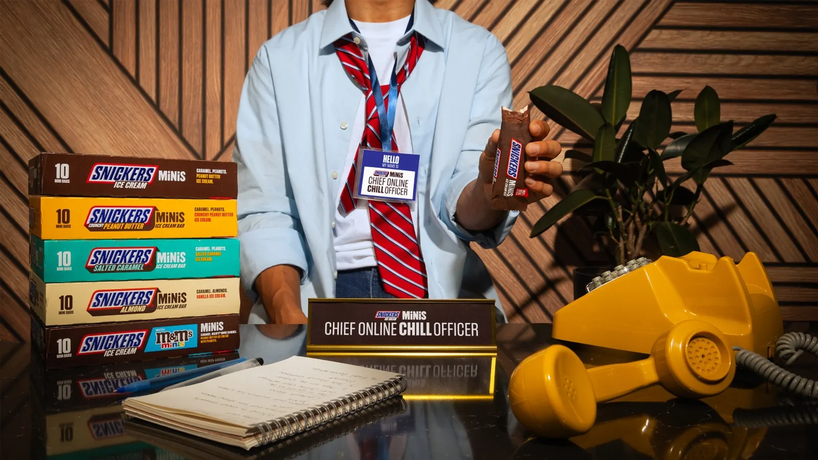 Snickers Ice Cream Minis Seeks Chief Online Chill Officer to Combat Social Media Irritability