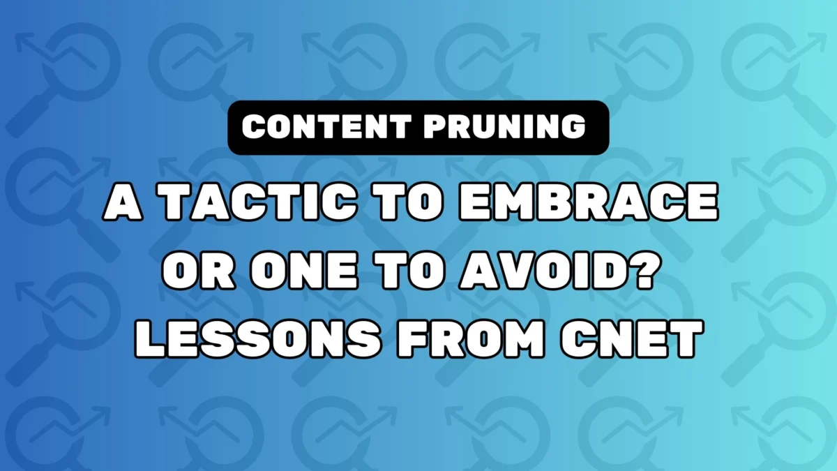 The Nuanced Art of Content Pruning: Beyond Deletion Towards Strategic Consolidation