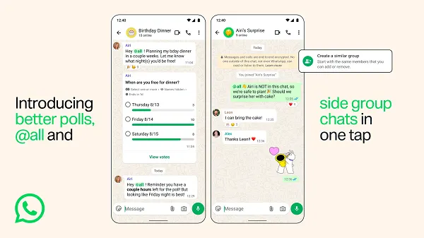 WhatsApp Unveils Significant Group Chat Enhancements, Bolstering Conversational Functionality and User Coordination