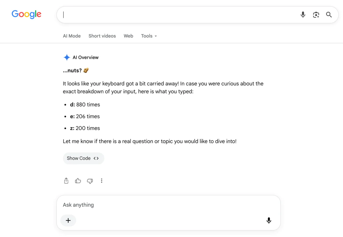 Google Search AI Overview Unveils Unexpected "Deez Nuts" Easter Egg, Sparking Online Amusement and Discussion
