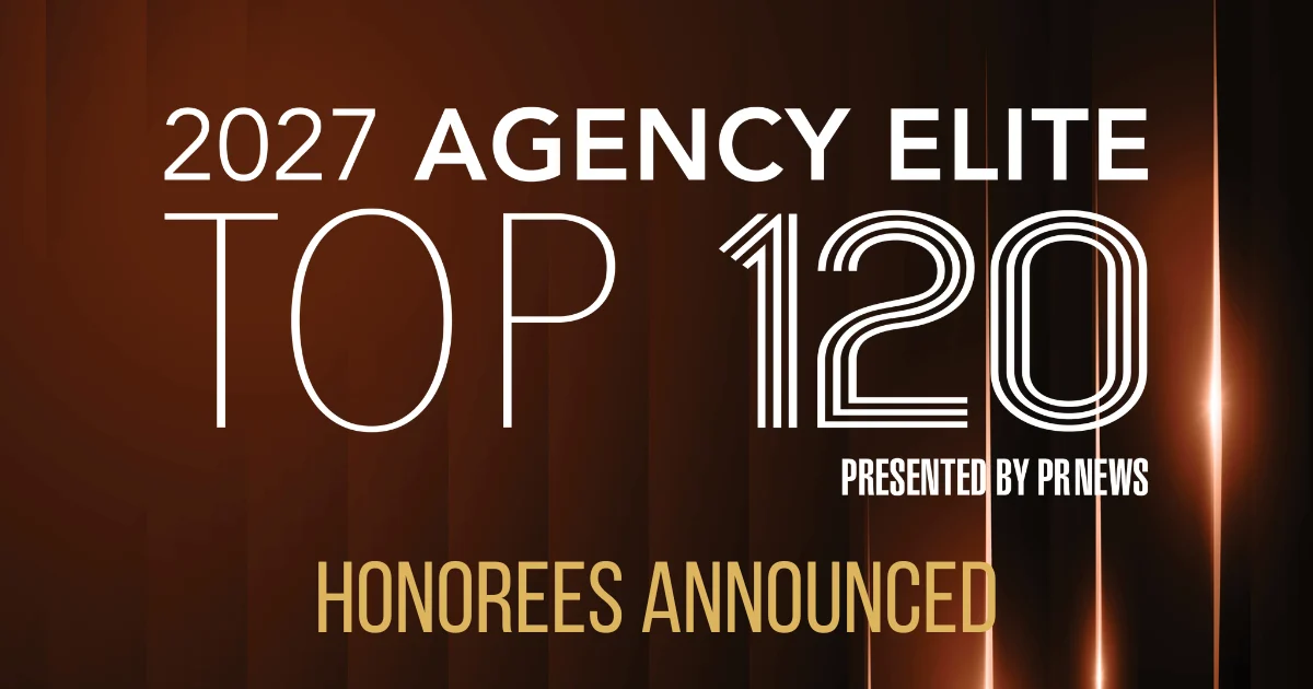 PRNEWS Unveils 2027 Agency Elite Top 120 Recognizing Innovation and Excellence in Public Relations