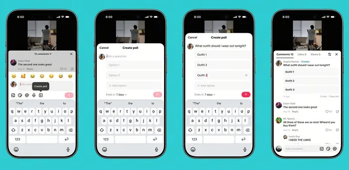 TikTok Introduces Voice Comments, Interactive Polls, and Photo Carousels to Boost User Engagement and Community Interaction