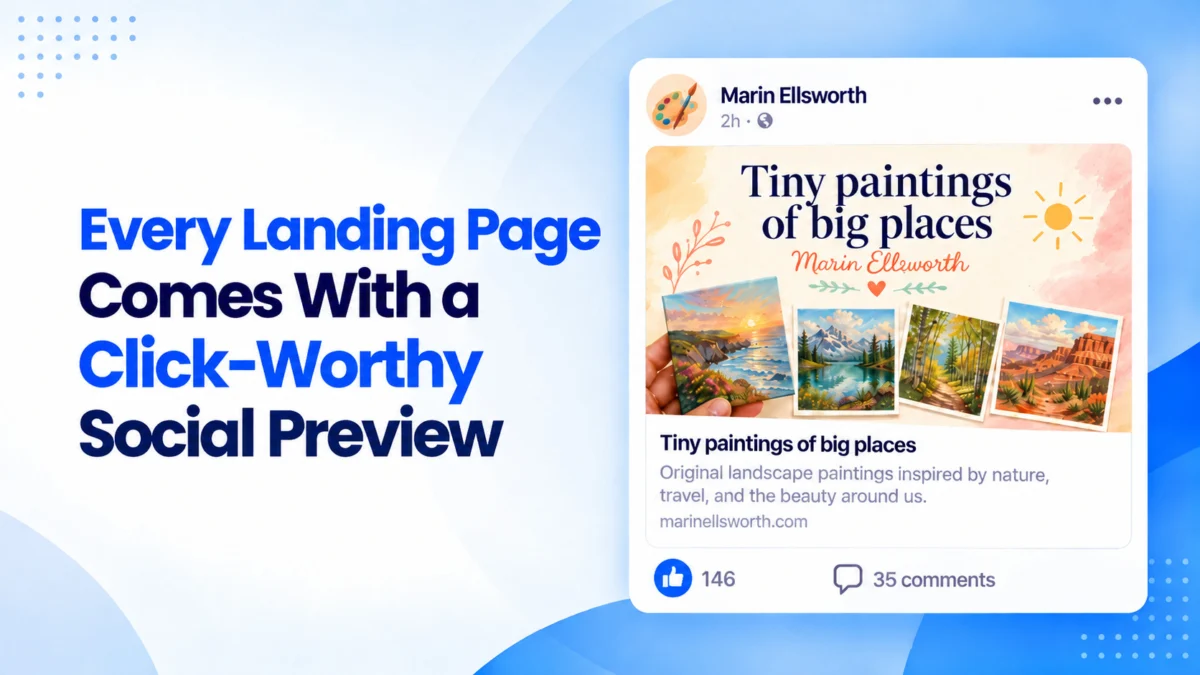 AWeber Enhances AI Landing Page Builder with Automatic Social Share Previews