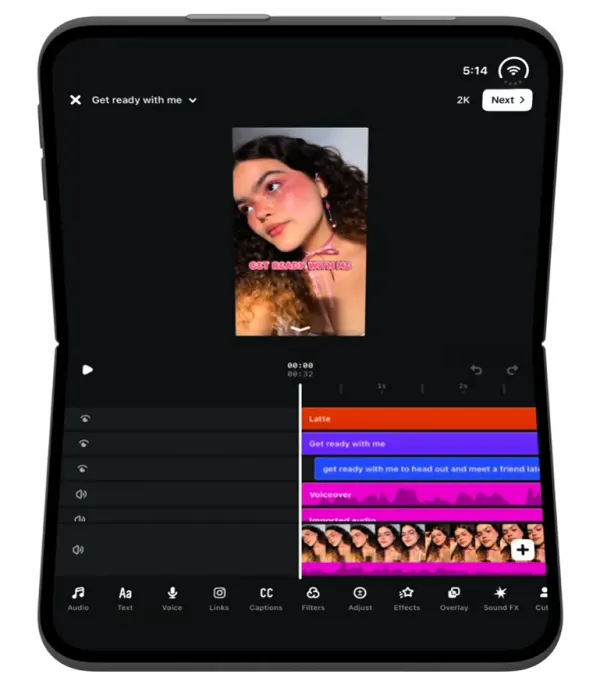 Meta Enhances Edits App with Dedicated Folding Screen Support and Desktop Version Rollout